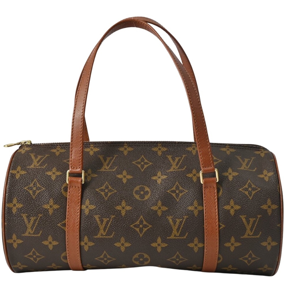 Louis Vuitton Monogram Canvas Brown and Tan Barrel Shoulder Bag